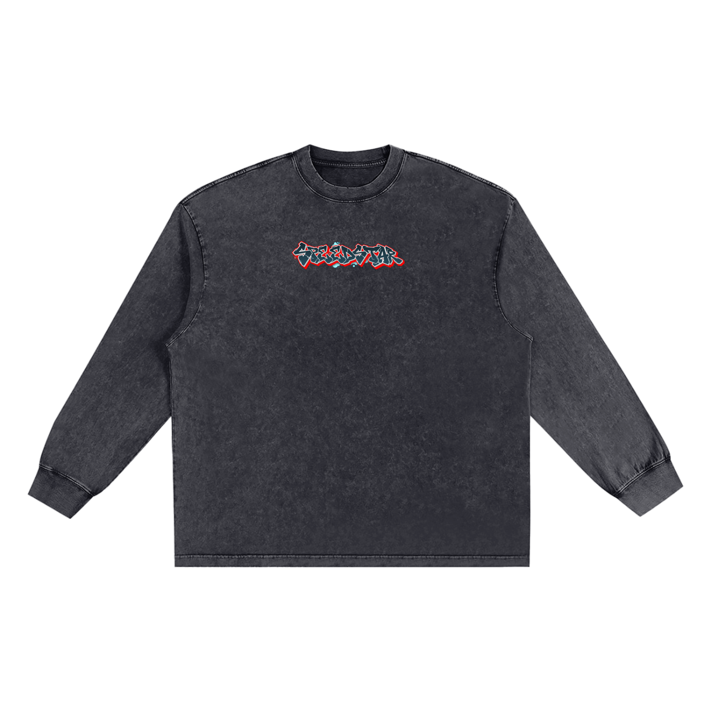 Aprilla RSV-4 Snow Washed Oversize Long Sleeve T-shirt