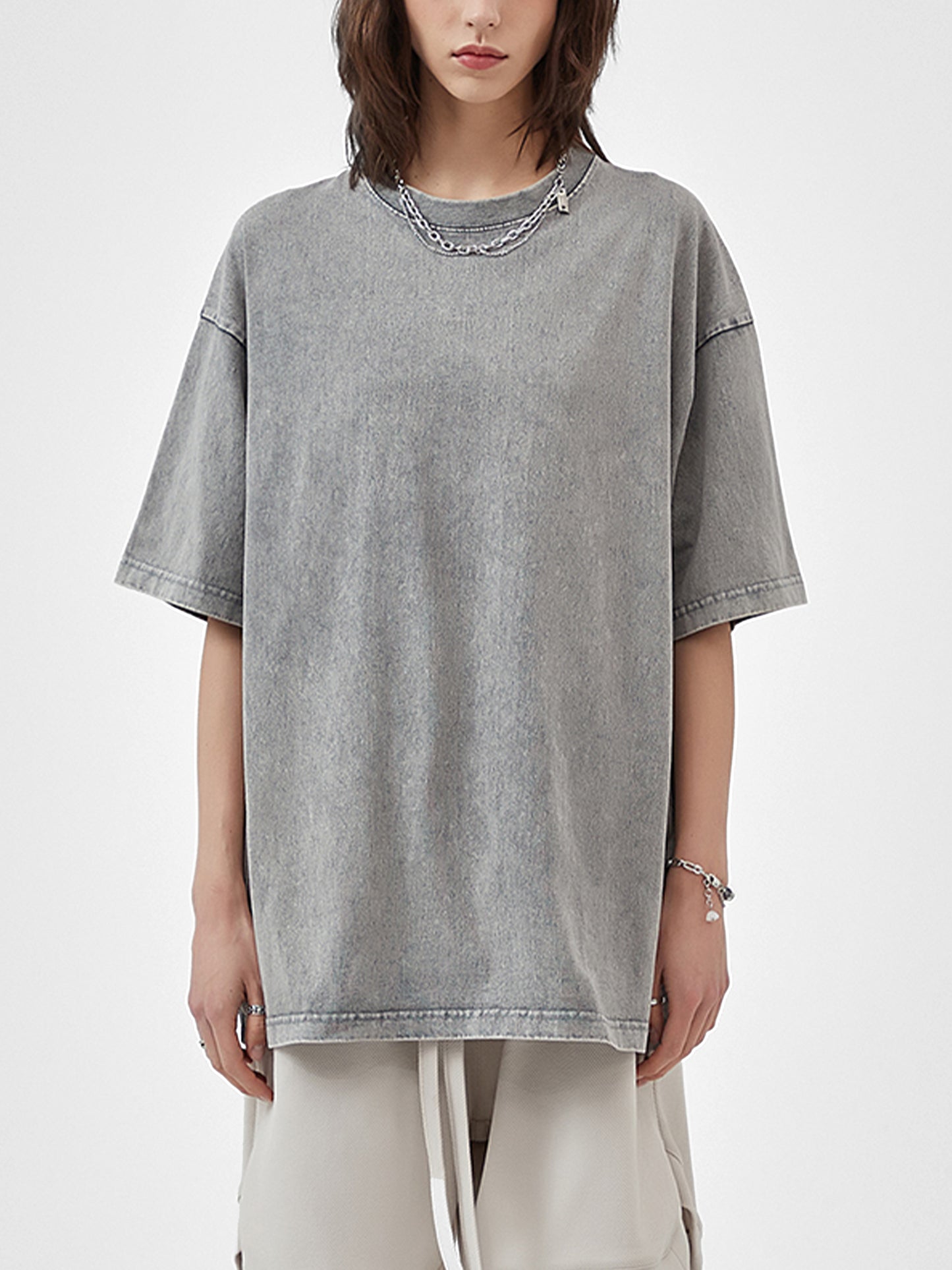 Kawasaki Ninja H2-R Acid Wash Oversize T-Shirt