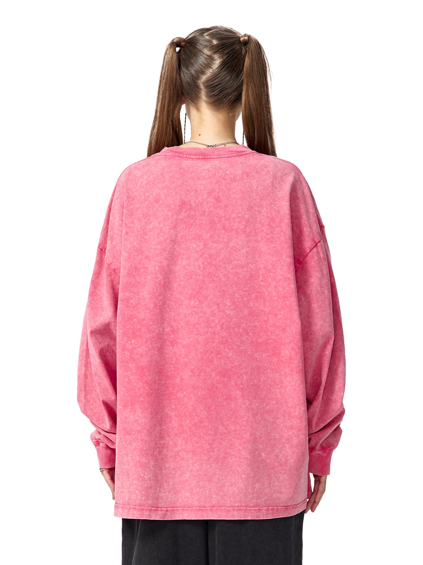 Aprilla RSV-4 Snow Washed Oversize Long Sleeve T-shirt