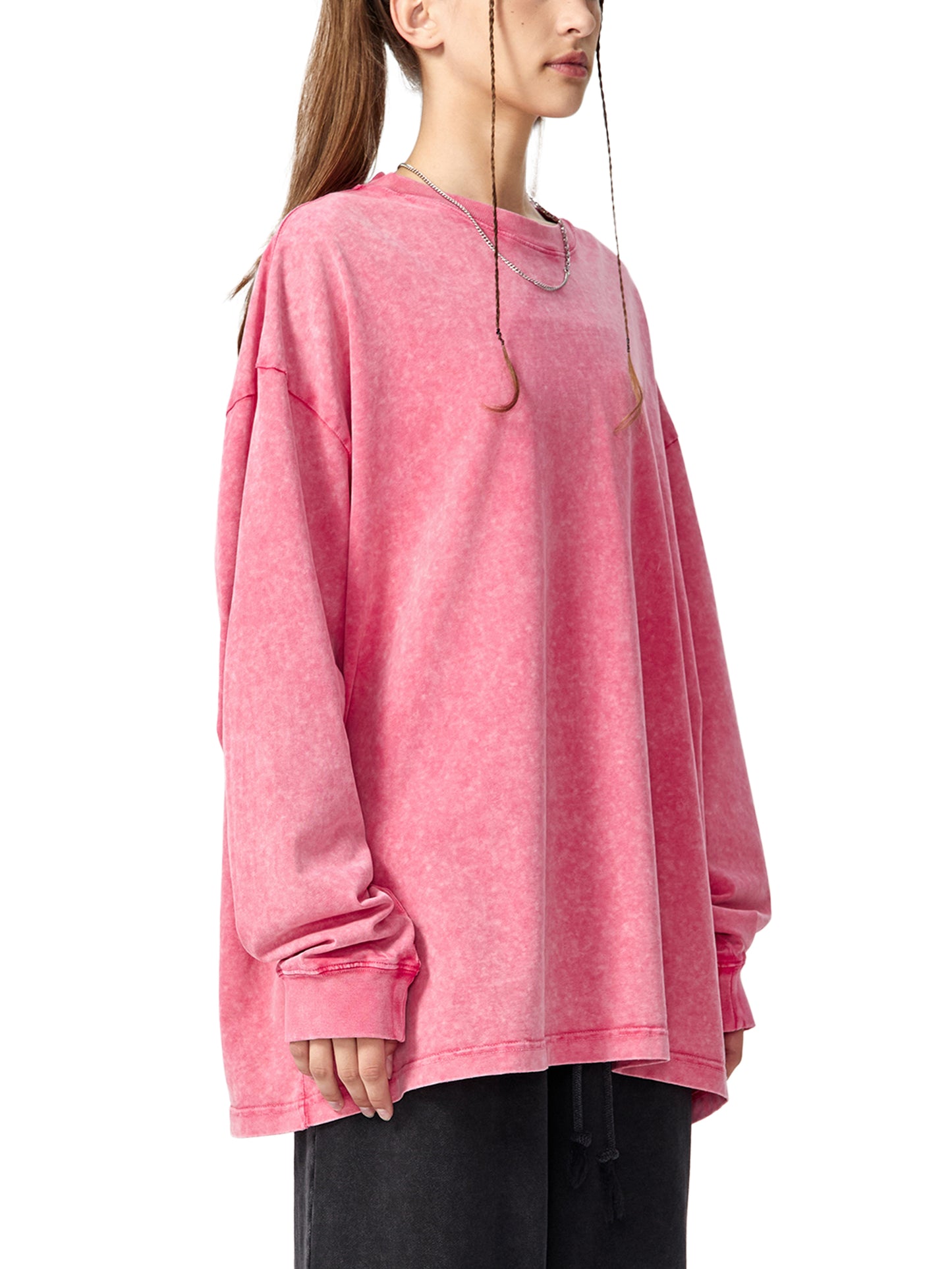 Ducati Panigale V4 Snow Washed Oversize Long Sleeve T-shirt
