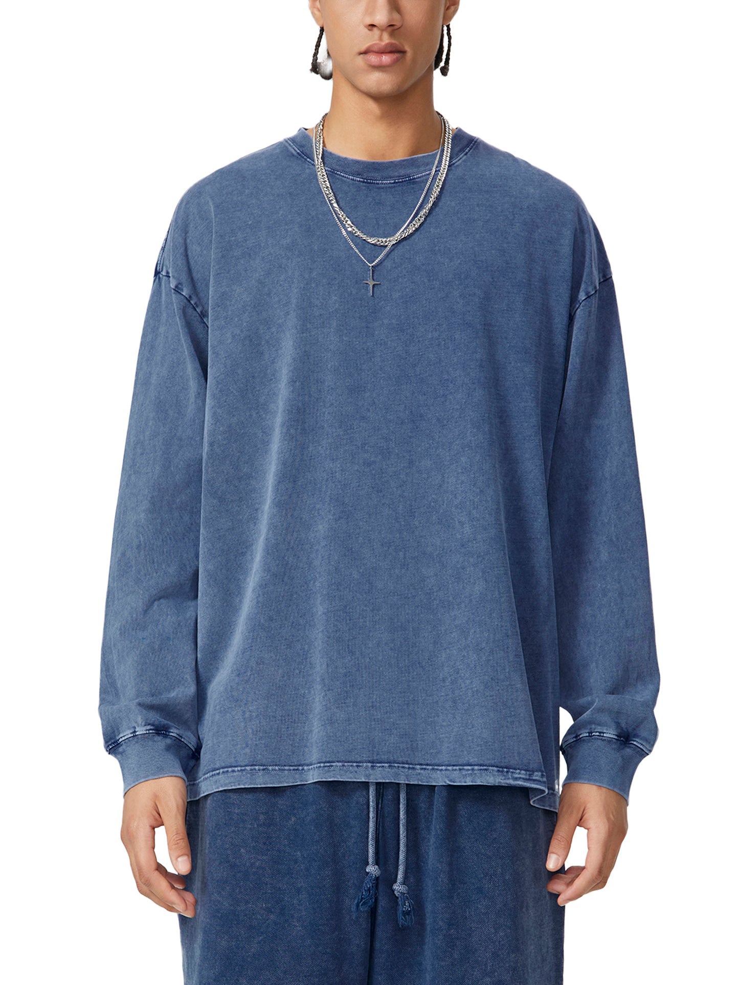 Ducati Panigale V4 Snow Washed Oversize Long Sleeve T-shirt