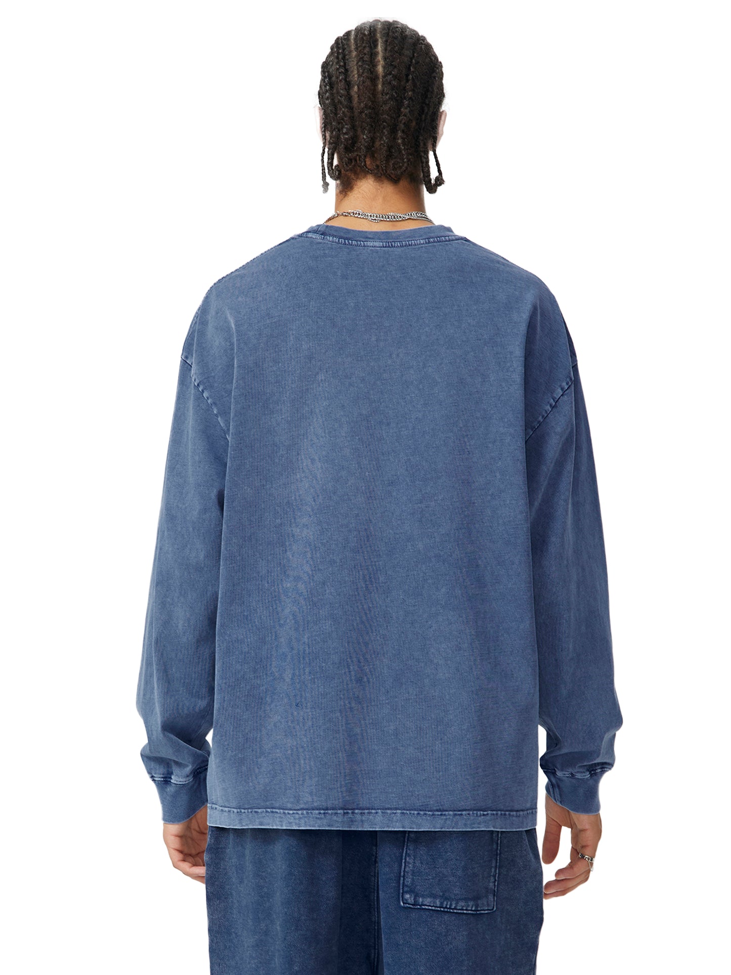 Kawasaki Ninja H2-R Snow Washed Oversize Long Sleeve T-shirt
