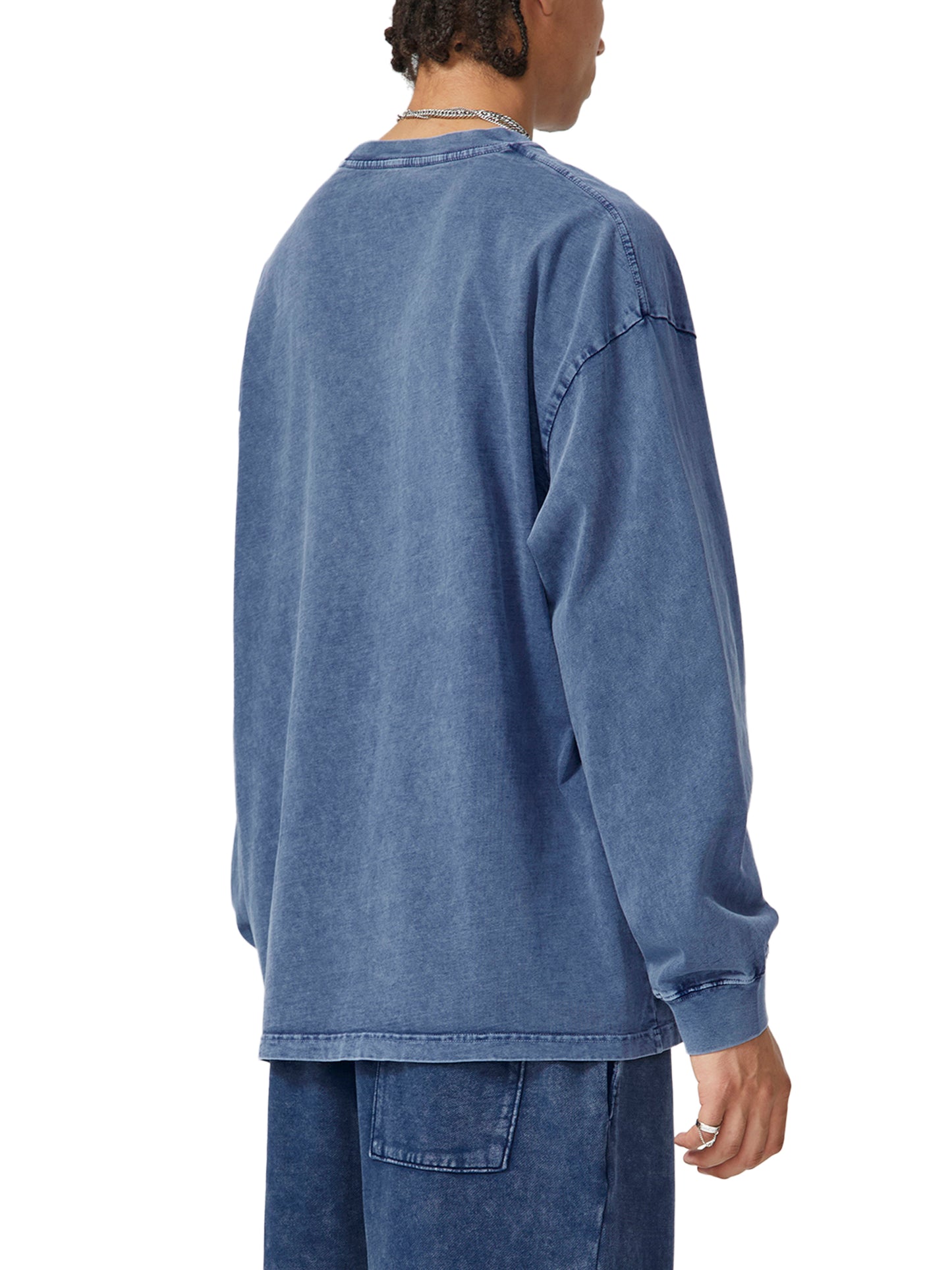 Aprilla RSV-4 Snow Washed Oversize Long Sleeve T-shirt