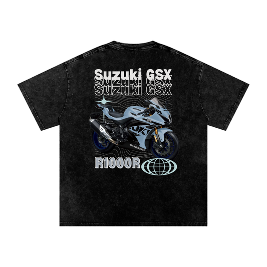 Suzuki GSX R1000R Acid Wash Oversize T-Shirt